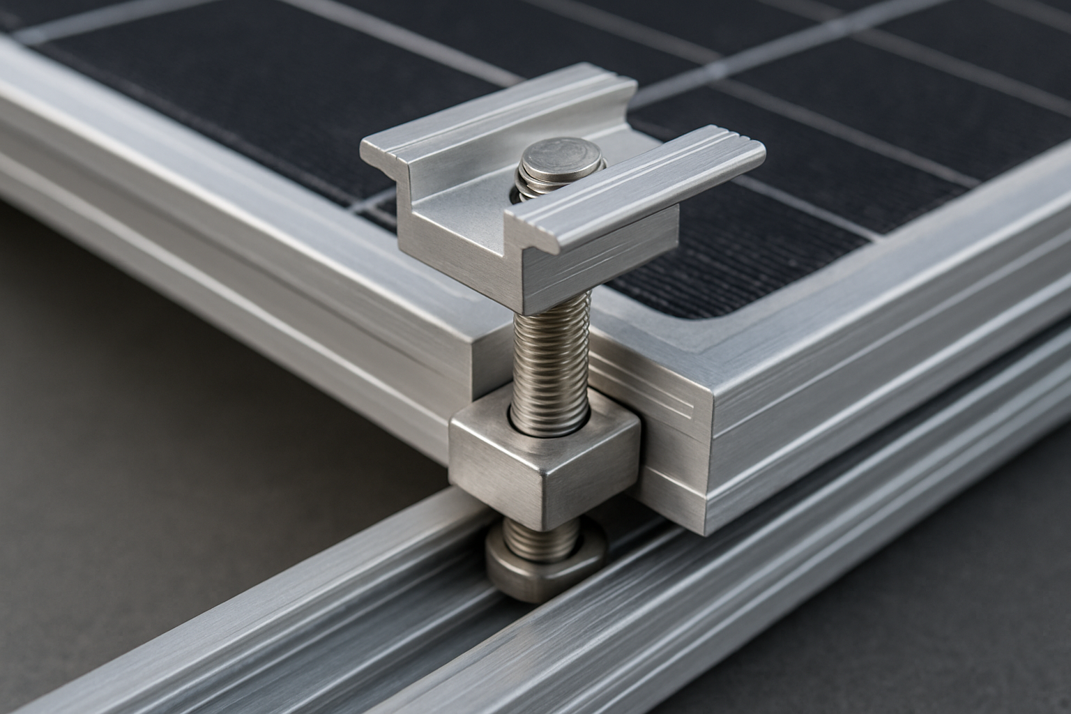 夹具和导轨特写