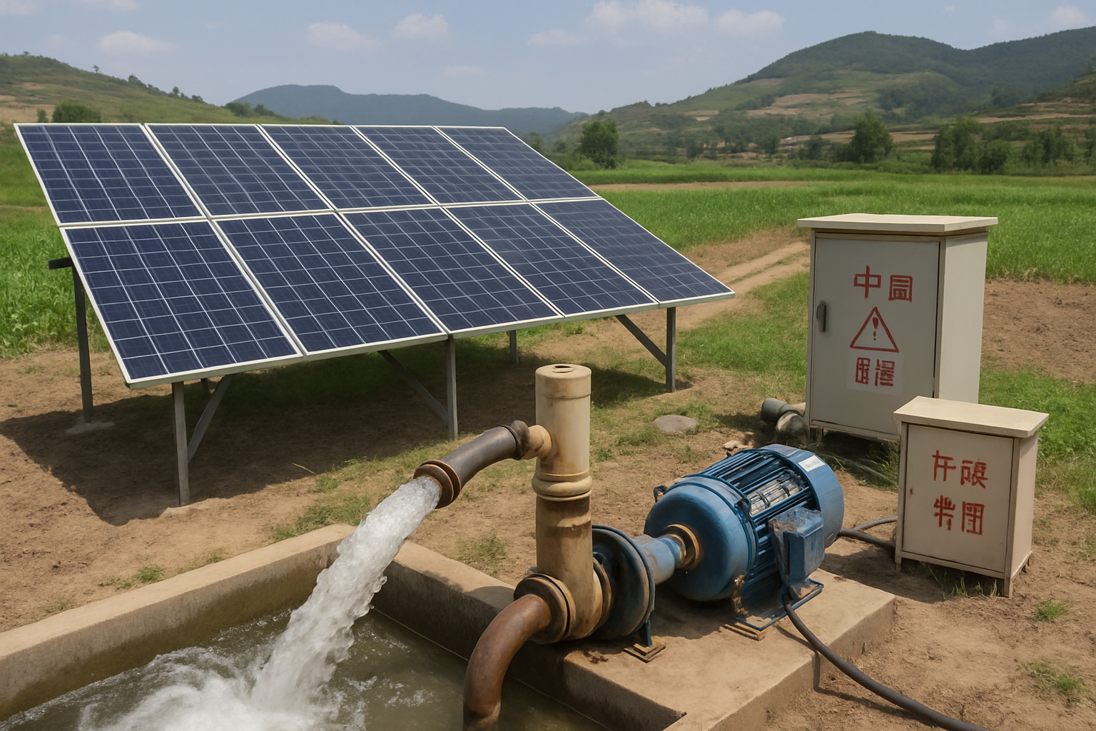 水面光伏电站局部